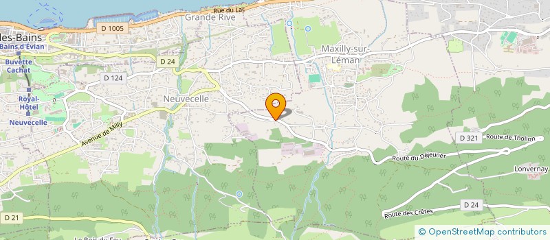 localisation de l'entreprise ALEX FAVRE  MAXILLY-SUR-LEMAN