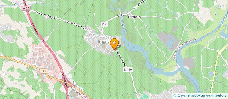 localisation de l'entreprise ALEX FERMETURES  BRIGNAC