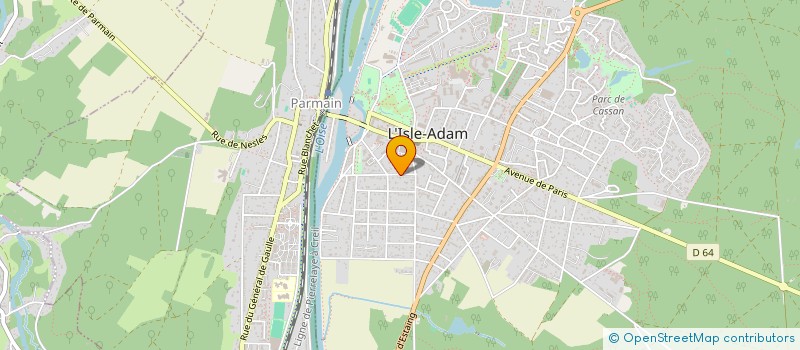 localisation de l'entreprise ALEX HDJ  L'ISLE-ADAM