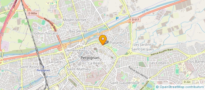 localisation de l'entreprise ALEX.IMMO à PERPIGNAN