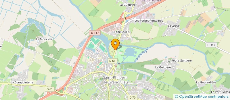 localisation de l'entreprise ALEX-IMMO  SAINT-PHILBERT-DE-GRAND-LIEU