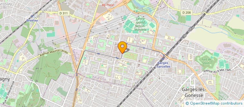 localisation de l'entreprise ALEX INFORMATIQUE  SARCELLES