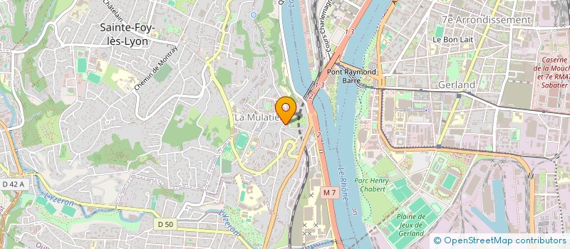 localisation de l'entreprise ALEX JACKSON VISUALS  LA MULATIERE