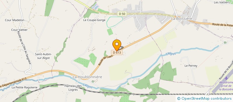 localisation de l'entreprise ALEX-LAU  LA BOISSIERE