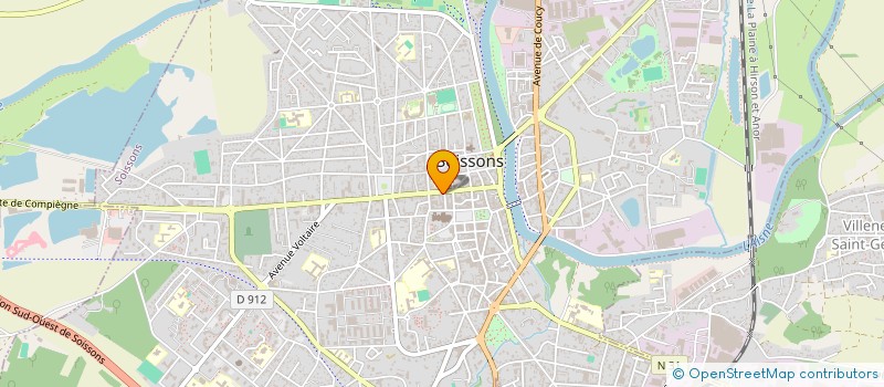 localisation de l'entreprise ALEX LEGAT CHOCOLATERIE à SOISSONS