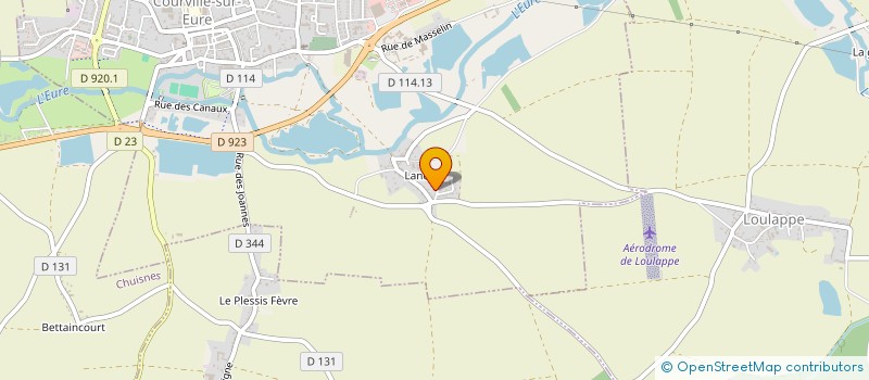 localisation de l'entreprise ALEX LG-BMX à COURVILLE-SUR-EURE