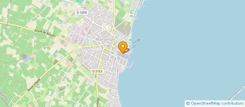 localisation de l'entreprise ALEX MARQUAGE à MARSEILLAN