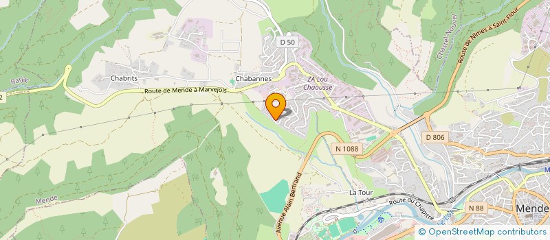 localisation de l'entreprise ALEX MODE & CONSEILS  MENDE