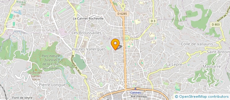 localisation de l'entreprise ALEX NICO 25 AUGUSTE PARDON  CANNES