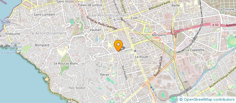 localisation de l'entreprise ALEX P  MARSEILLE