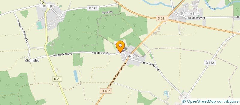 localisation de l'entreprise ALEX PERK à LUMIGNY-NESLES-ORMEAUX