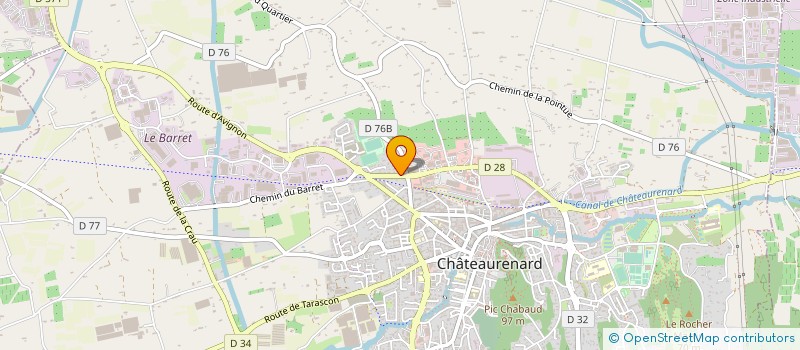 localisation de l'entreprise ALEX PISCINES à CHATEAURENARD