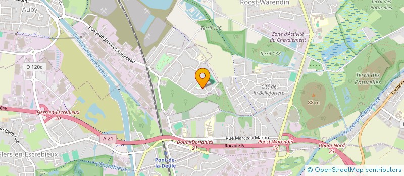 localisation de l'entreprise ALEX POLY FACADES à AUBY