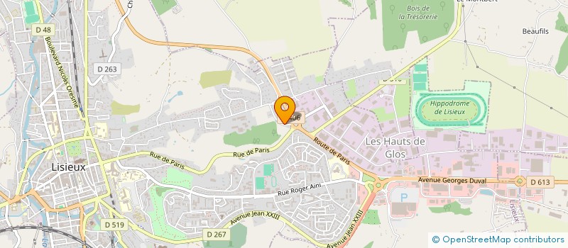 localisation de l'entreprise ALEX PRO  LISIEUX