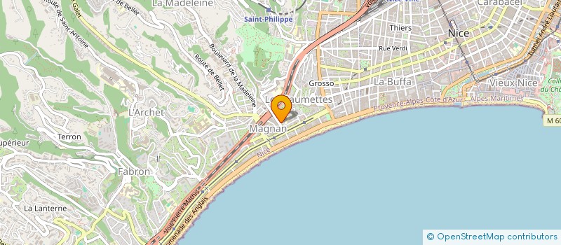 localisation de l'entreprise ALEX PRO BAT à NICE