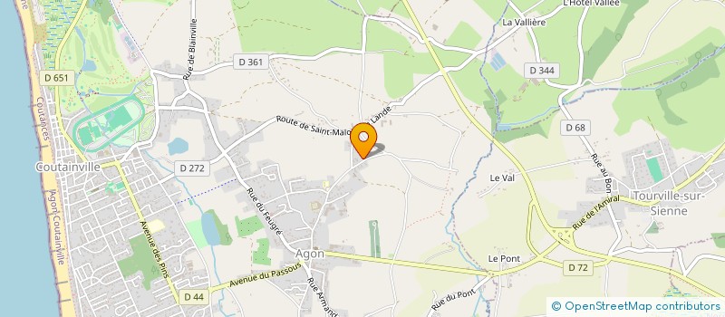 localisation de l'entreprise ALEX PRO POSE à AGON-COUTAINVILLE