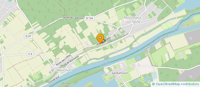 localisation de l'entreprise ALEX PROTEC à MOUSSEAUX-SUR-SEINE