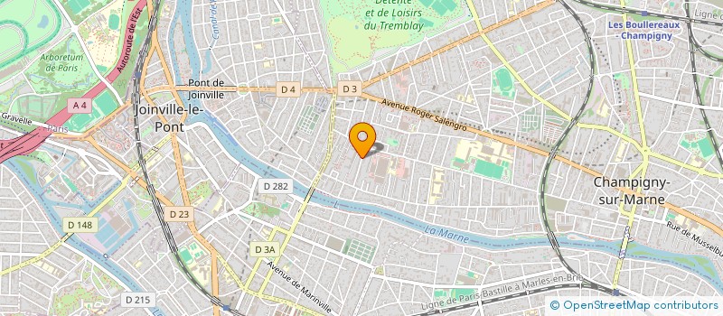 localisation de l'entreprise ALEX RENOV à CHAMPIGNY-SUR-MARNE