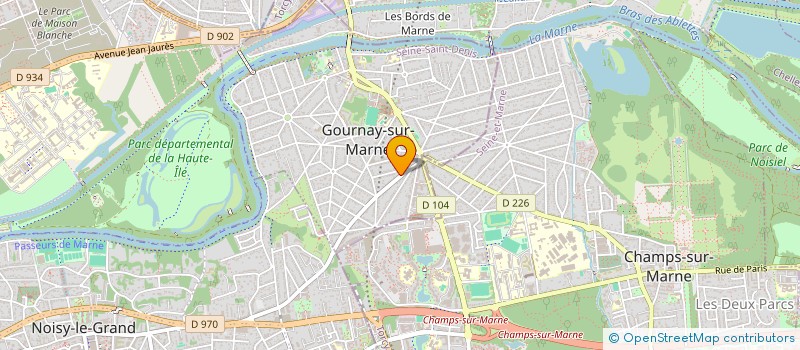 localisation de l'entreprise ALEX RENOV  GOURNAY-SUR-MARNE