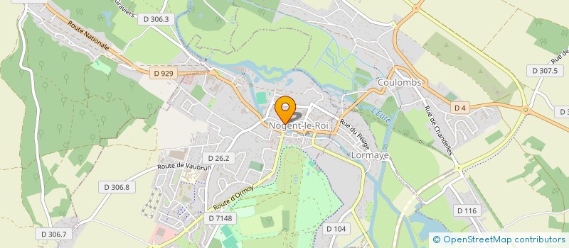 localisation de l'entreprise ALEX.RO.BATIMENT à NOGENT-LE-ROI