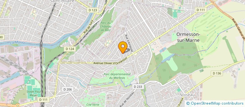 localisation de l'entreprise ALEX & SAB  ORMESSON-SUR-MARNE