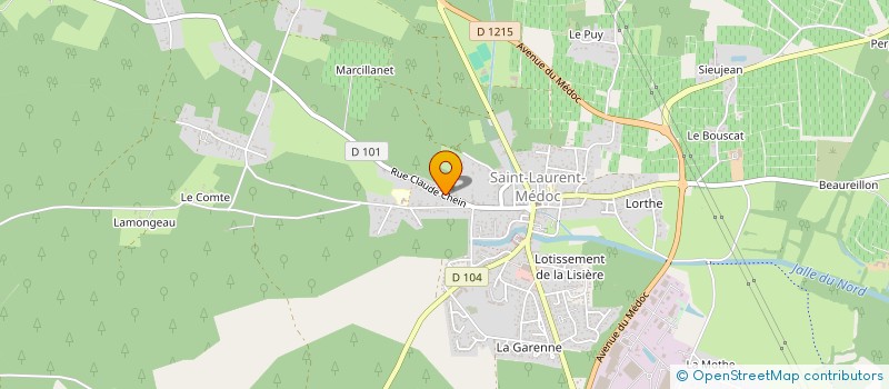 localisation de l'entreprise ALEX SERVICES AIDE A LA PERSONNE  SAINT-LAURENT-MEDOC