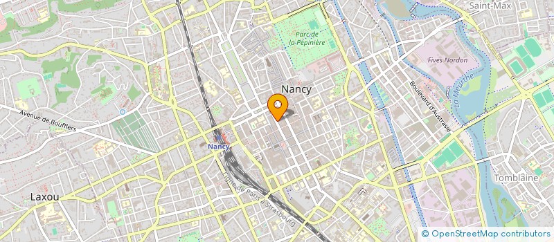 localisation de l'entreprise ALEX SON à NANCY