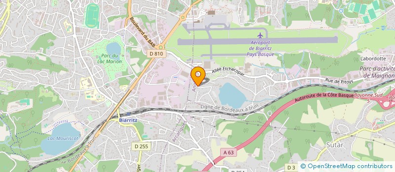 localisation de l'entreprise ALEX TAXI  ANGLET