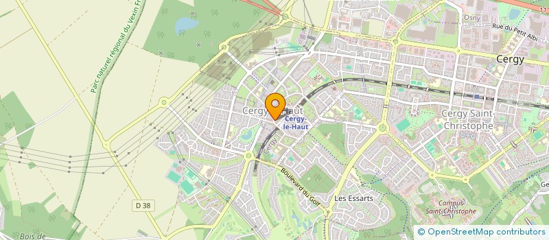 localisation de l'entreprise ALEX'THETIQUE à CERGY