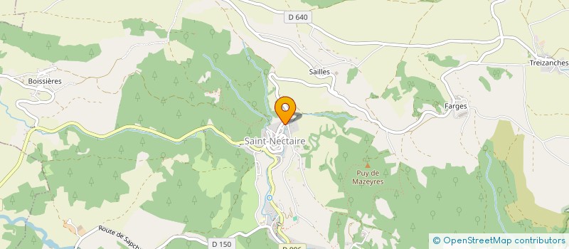 localisation de l'entreprise ALEX TP  SAINT-NECTAIRE