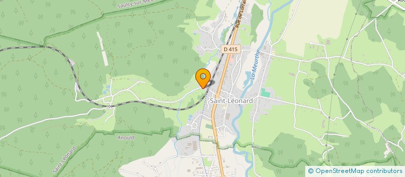 localisation de l'entreprise ALEX TP ET NATURE  SAINT-LEONARD