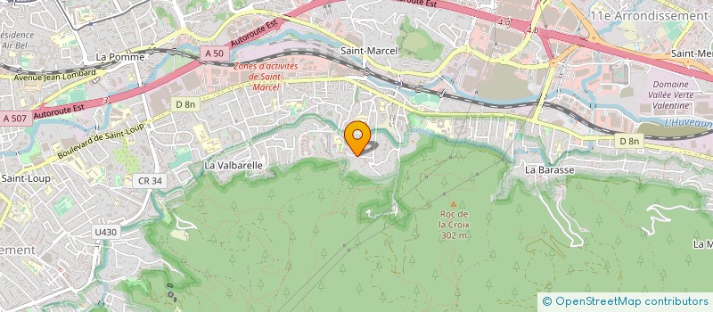 localisation de l'entreprise ALEXA à MARSEILLE 11EME