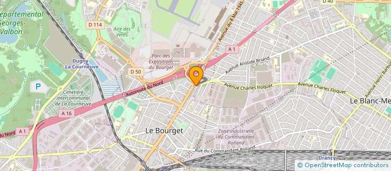 localisation de l'entreprise ALEXA à LE BOURGET