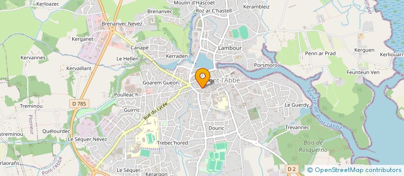 localisation de l'entreprise ALEXA PONTLA à PONT-L'ABBE