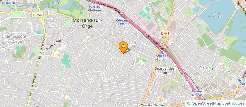localisation de l'entreprise ALEXALI à MORSANG-SUR-ORGE