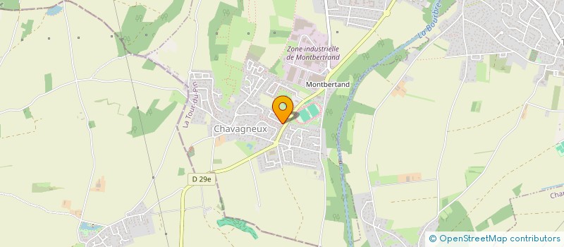 localisation de l'entreprise ALEXAM  CHARVIEU-CHAVAGNEUX