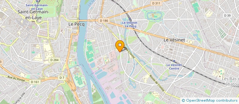 localisation de l'entreprise ALEXAMA  LE VESINET