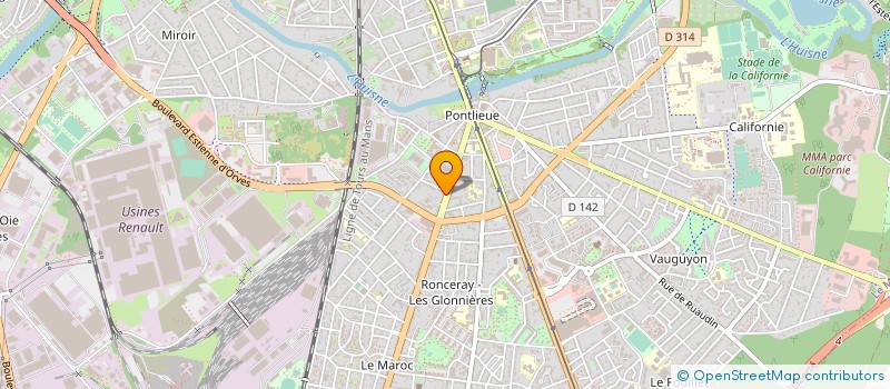 localisation de l'entreprise ALEXAME ROTIN à LE MANS