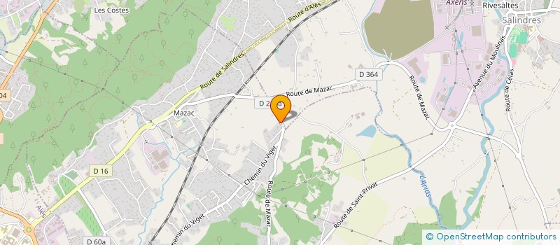 localisation de l'entreprise ALEXAN  SAINT-PRIVAT-DES-VIEUX