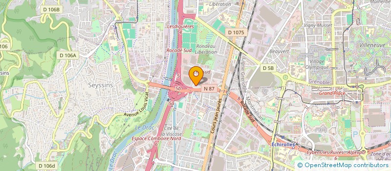 localisation de l'entreprise ALEXAND à GRENOBLE