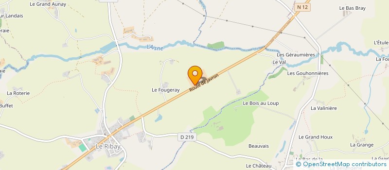 localisation de l'entreprise ALEXAND'RAID  LE RIBAY