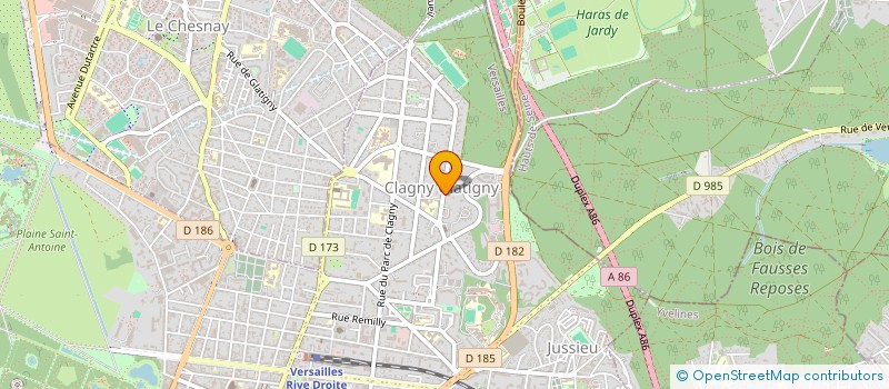 localisation de l'entreprise ALEXANDER  VERSAILLES