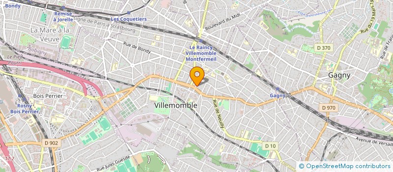 localisation de l'entreprise ALEXANDER à VILLEMOMBLE