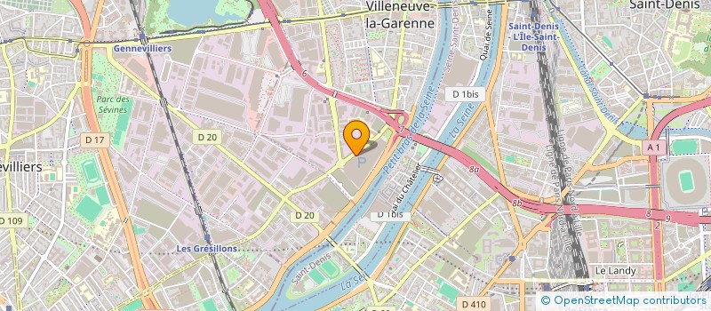 localisation de l'entreprise ALEXANDER  VILLENEUVE-LA-GARENNE