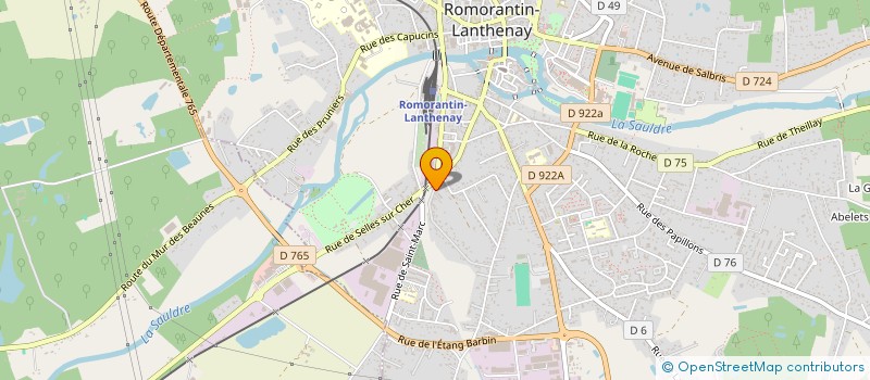 localisation de l'entreprise ALEXANDER  ROMORANTIN-LANTHENAY