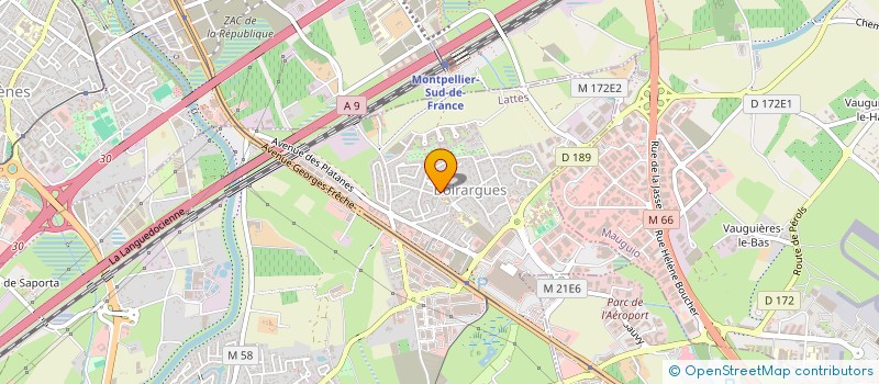 localisation de l'entreprise ALEXANDER DANCE CLUB à LATTES