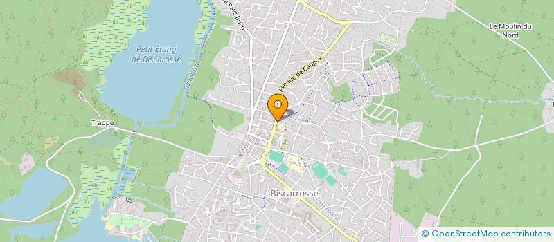 localisation de l'entreprise ALEXANDER FLEMING  BISCARROSSE