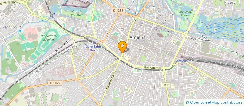 localisation de l'entreprise ALEXANDER M.  AMIENS