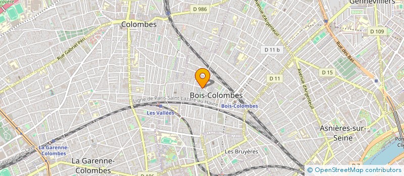 localisation de l'entreprise ALEXANDRA à BOIS-COLOMBES