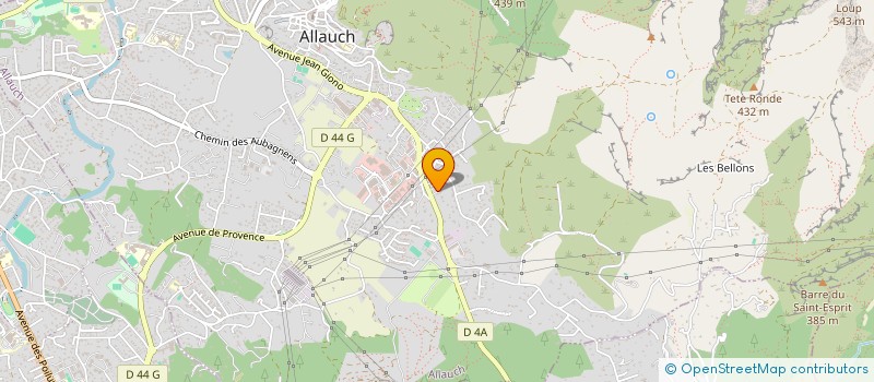 localisation de l'entreprise ALEXANDRA  ALLAUCH